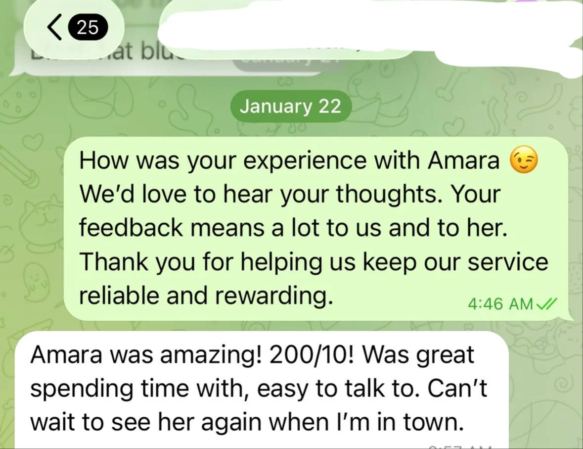 Amara was amazing 200/10 - Manila Escort Review