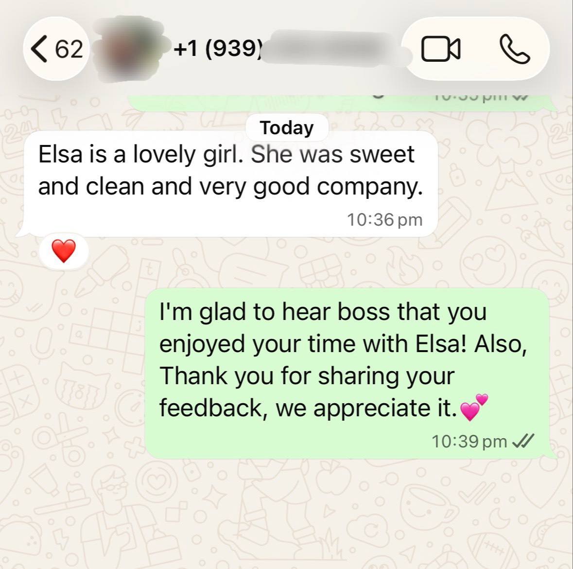 Elsa Was Sweet, Clean, and Lovely Company proof screenshot